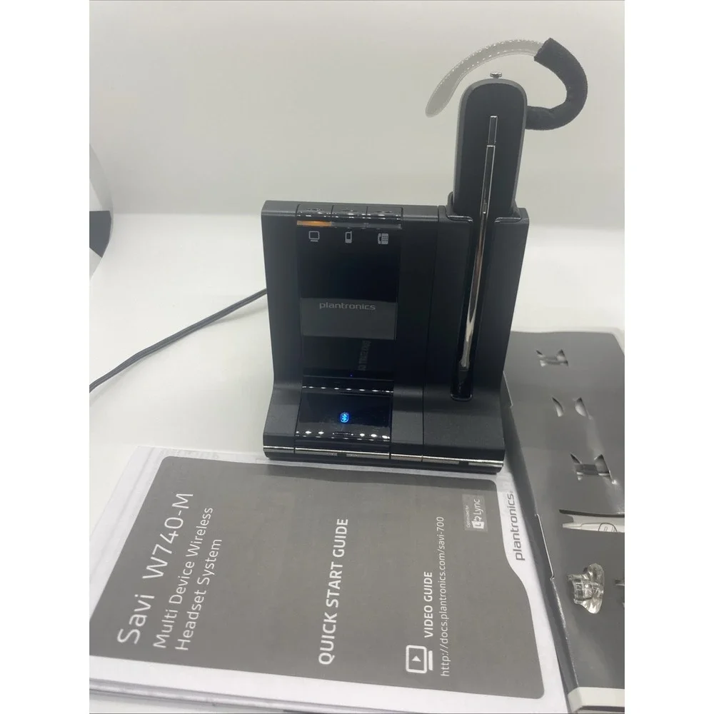 Plantronics Savi T40 Wireless Headset Base,Mic Charger & USB CBL